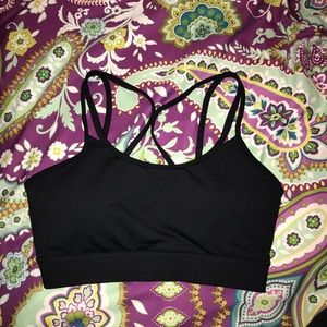 Gaiam strappy sports bra